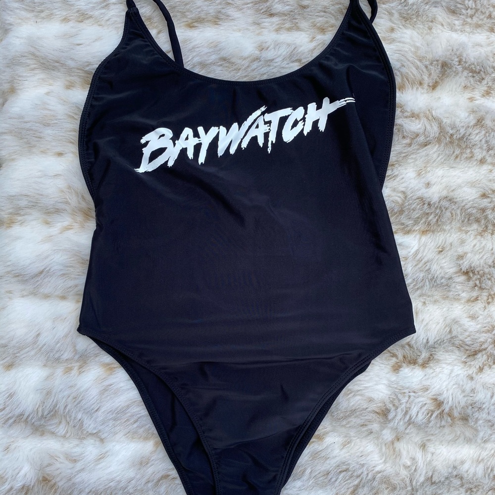 Get the Famous Baywatch swimsuit in black!